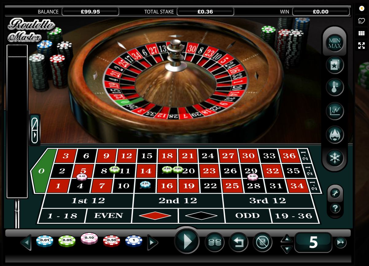 Betfair 20p roulette game